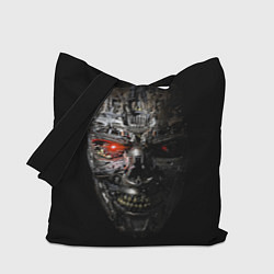 Сумка-шопер Terminator Skull, цвет: 3D-принт