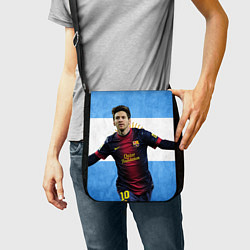 Сумка на плечо Messi from Argentina, цвет: 3D-принт — фото 2