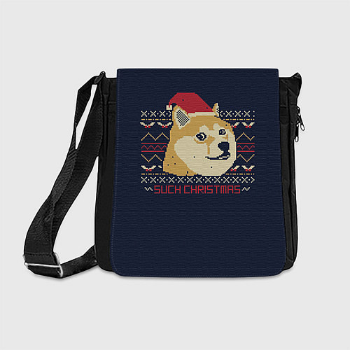 Сумка на плечо Doge Such Christmas / 3D-принт – фото 1