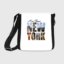 Сумка на плечо Панорамы Нью Йорка, цвет: 3D-принт