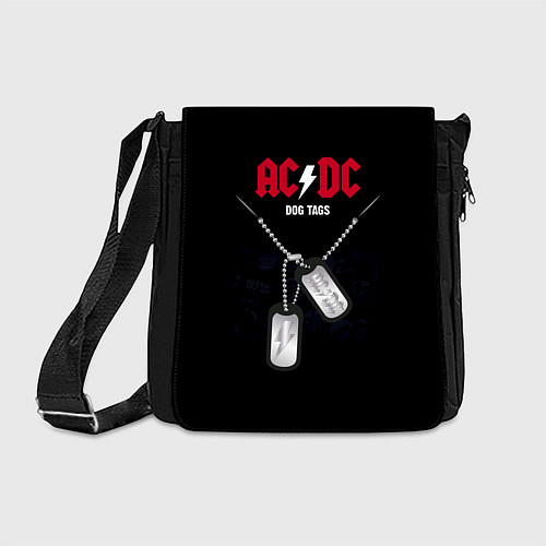 Сумка на плечо AC/DC: Dog Tags / 3D-принт – фото 1