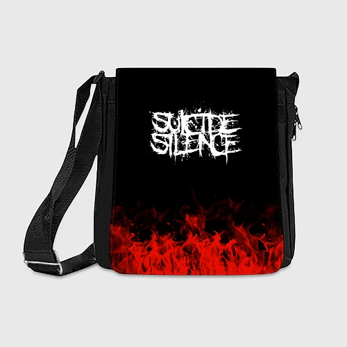 Сумка на плечо Suicide Silence: Red Flame / 3D-принт – фото 1
