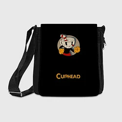 Сумка на плечо Cuphead: Black Mugman, цвет: 3D-принт