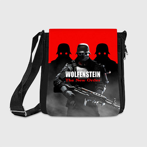 Сумка на плечо Wolfenstein: The New Order / 3D-принт – фото 1