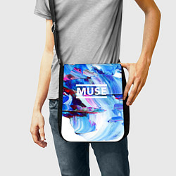 Сумка на плечо MUSE: Blue Colours, цвет: 3D-принт — фото 2