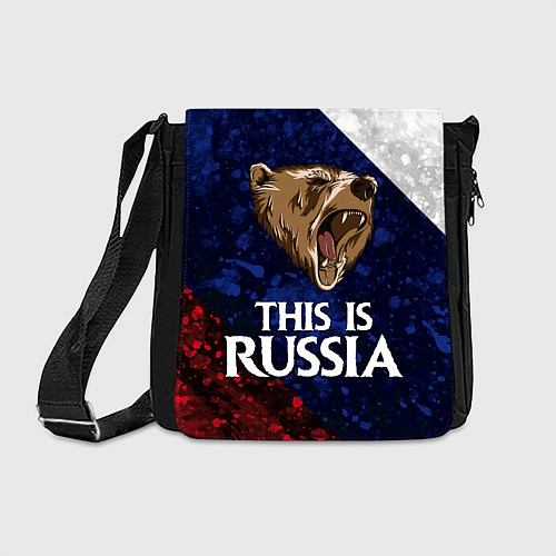 Сумка на плечо Russia: Roaring Bear / 3D-принт – фото 1