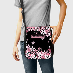 Сумка на плечо Black Pink: Pink Sakura цвета 3D-принт — фото 2