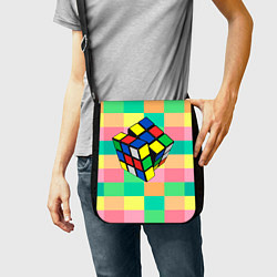 Сумка на плечо Кубик Рубика, цвет: 3D-принт — фото 2