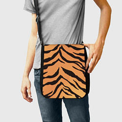 Сумка на плечо Тигриный камуфляж, цвет: 3D-принт — фото 2