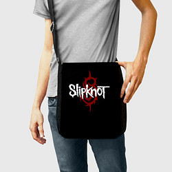 Сумка на плечо Slipknot Надпись, цвет: 3D-принт — фото 2