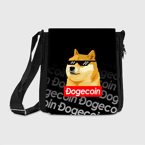 Сумка на плечо DOGECOIN DOGE ДОГИКОИН / 3D-принт – фото 1