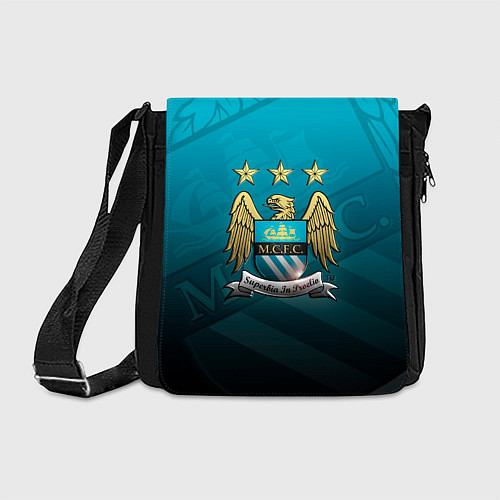 Сумка на плечо Manchester City Teal Themme / 3D-принт – фото 1