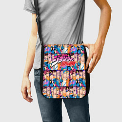 Сумка на плечо JOJOS BIZARRE ADVENTURE HEROES ЦВЕТНОЙ, цвет: 3D-принт — фото 2