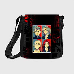 Сумка на плечо ТОКИЙСКИЕ МСТИТЕЛИ TOKYO REVENGERS POP ART, цвет: 3D-принт