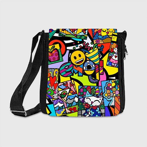 Сумка на плечо Romero Britto - emoji / 3D-принт – фото 1