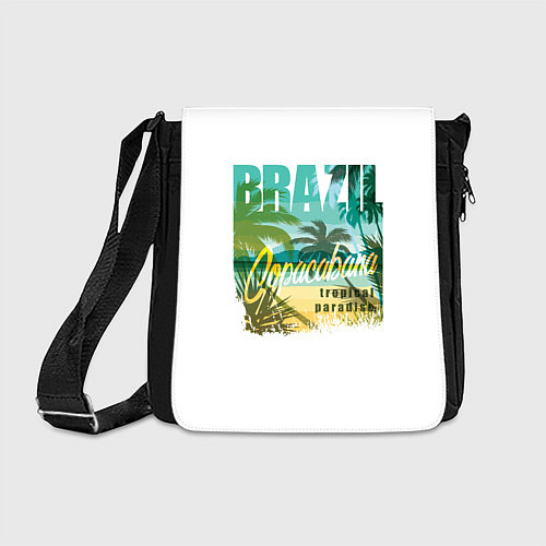 Сумка на плечо Тропический Рай Бразилии / 3D-принт – фото 1