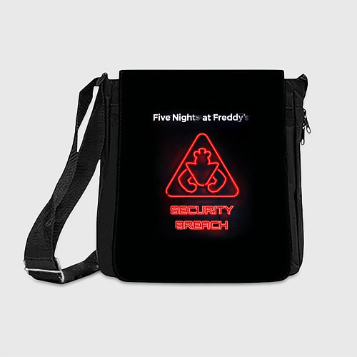 Сумка на плечо Five Nights at Freddys: Security Breach logo / 3D-принт – фото 1
