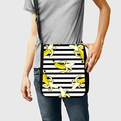 Сумка на плечо Banana pattern Summer, цвет: 3D-принт — фото 2