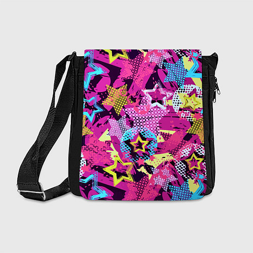 Сумка на плечо Star Colorful Pattern Fashion Neon / 3D-принт – фото 1