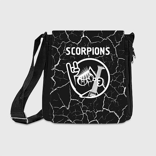 Сумка на плечо Scorpions КОТ Трещины / 3D-принт – фото 1