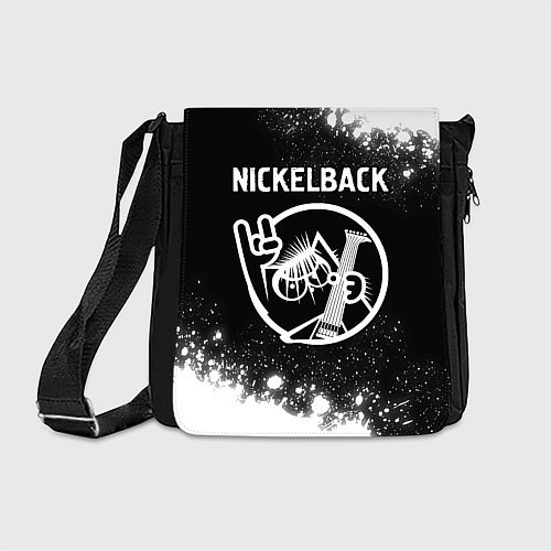 Сумка на плечо Nickelback КОТ Брызги / 3D-принт – фото 1
