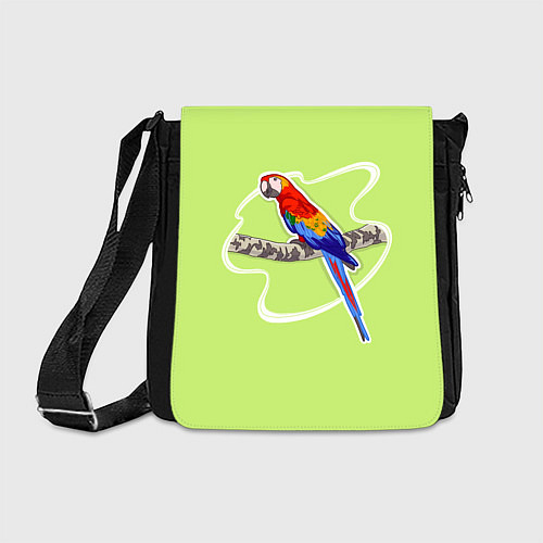 Сумка на плечо Яркий попугай Ара / 3D-принт – фото 1