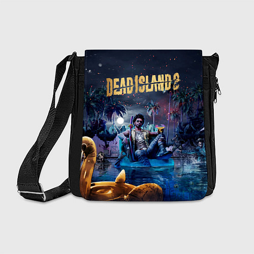 Сумка на плечо Dead island 2 герой в ночи / 3D-принт – фото 1