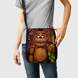 Сумка на плечо Five Nights аt Frеddys, цвет: 3D-принт — фото 2