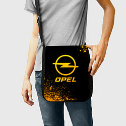 Сумка на плечо Opel - gold gradient, цвет: 3D-принт — фото 2