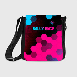 Сумка на плечо Sally Face - neon gradient: символ сверху, цвет: 3D-принт