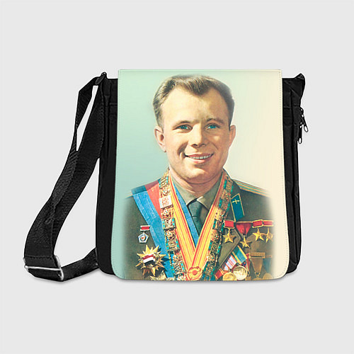 Сумка на плечо Гагарин в орденах / 3D-принт – фото 1