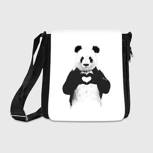 Сумка на плечо Panda Love / 3D-принт – фото 1