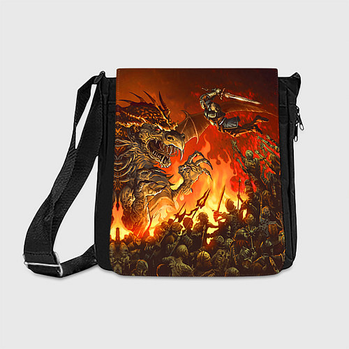 Сумка на плечо Dark Souls: Fire Dragon / 3D-принт – фото 1