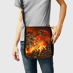 Сумка на плечо Dark Souls: Fire Dragon, цвет: 3D-принт — фото 2