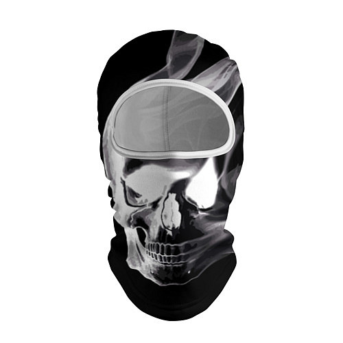 Балаклава Wind - smoky skull / 3D-Белый – фото 1