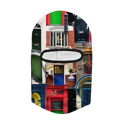 Балаклава London doors цифровой коллаж, цвет: 3D-черный — фото 2