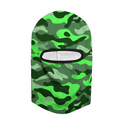 Балаклава CAMOUFLAGE GREEN, цвет: 3D-черный — фото 2
