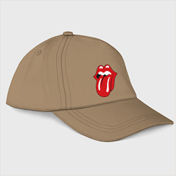Бейсболка Rolling Stones, цвет: миндальный