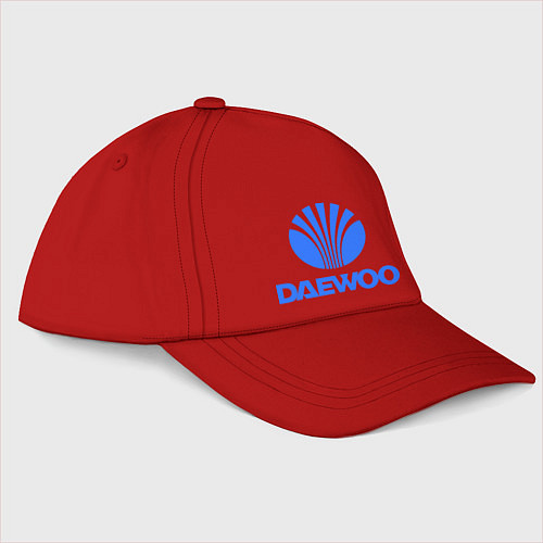 Бейсболка Logo daewoo / Красный – фото 1