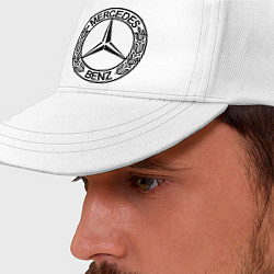 Бейсболка Mercedes-Benz, цвет: белый — фото 2