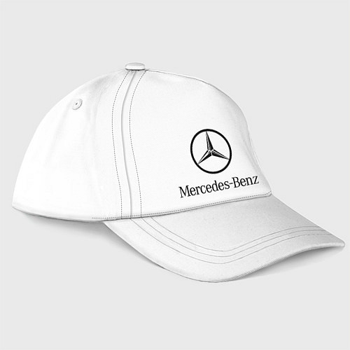 Бейсболка Logo Mercedes-Benz / Белый – фото 1