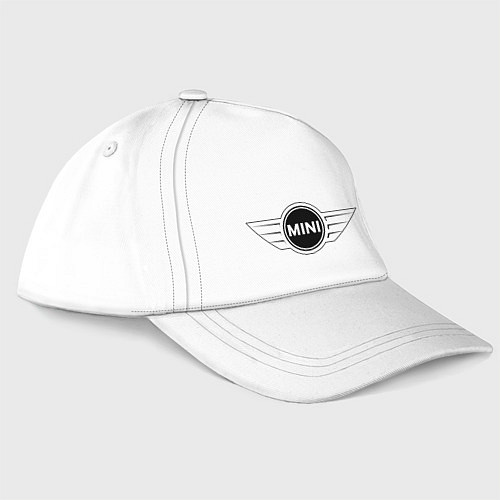 Бейсболка MINI logo / Белый – фото 1