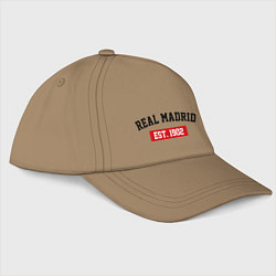 Бейсболка FC Real Madrid Est. 1902, цвет: миндальный