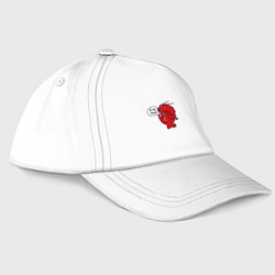 Бейсболка Рак: я на мид, цвет: белый