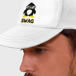 Бейсболка SWAG Penguin, цвет: белый — фото 2