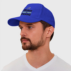 Бейсболка Женат на Римме, цвет: синий — фото 2