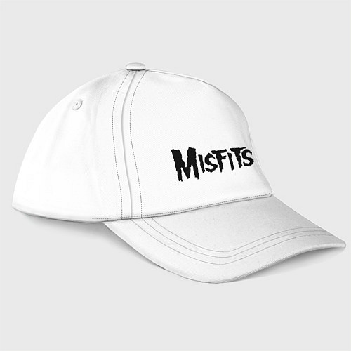 Бейсболка Misfits logo / Белый – фото 1