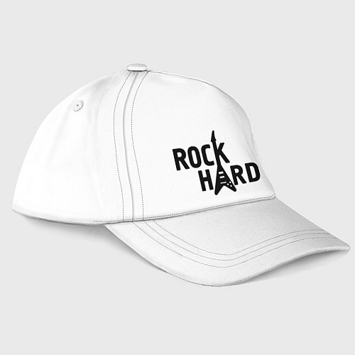 Бейсболка Rock hard / Белый – фото 1