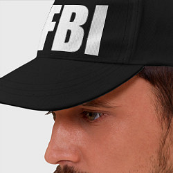 Бейсболка FBI, цвет: черный — фото 2