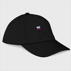 Бейсболка RUS 04, цвет: черный